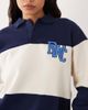 Cotton On Cotton On active plush graphic rugby sweatshirt in prep sport navy - 2