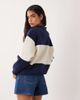 Cotton On Cotton On active plush graphic rugby sweatshirt in prep sport navy - 3