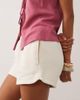 Cotton On Cotton On active push classic mini short in coconut milk-White - 4