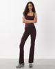Cotton On Cotton On active ultra soft contour flare pants in italian plum-Purple - 1