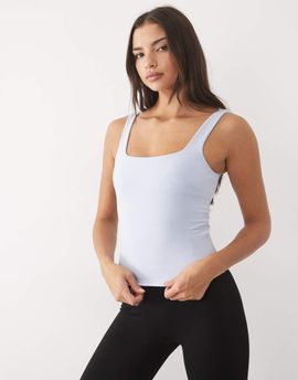 Cotton On Cotton On Active ultra soft square neck tank in violet blue