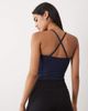 Cotton On Cotton On active ultra soft tri crossback cami top in prep sport navy - 3