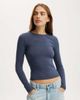 Cotton On Cotton On All day crew long sleeve in navy - 1