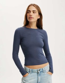 Cotton On Cotton On All day crew long sleeve in navy