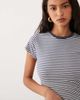 Cotton On Cotton On all day T-shirt in navy white striped print - 3