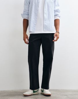 Cotton On Cotton On baggy chino trouser in charcoal-Gray