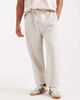 Cotton On Cotton On baggy cuffed track sweatpants in bone-Neutral - 1