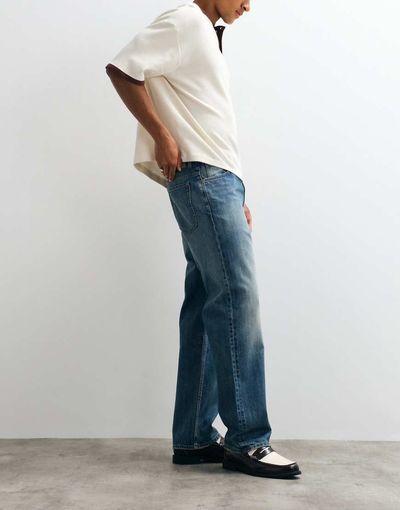 Cotton On Cotton On baggy jeans in tansmission blue