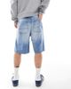 Cotton On Cotton On baggy jort in cannonball blue - 4