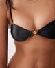 Cotton On Cotton On bandeau bikini set in black gloss - 2