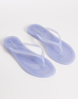Cotton On Cotton On Blake jelly flip flops in milky blue