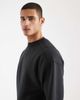 Cotton On Cotton On box fit crew sweater in washed black - 4