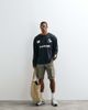 Cotton On Cotton On boxy fit long sleeve graphic t-shirt in washed black - 1