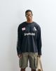 Cotton On Cotton On boxy fit long sleeve graphic t-shirt in washed black - 3
