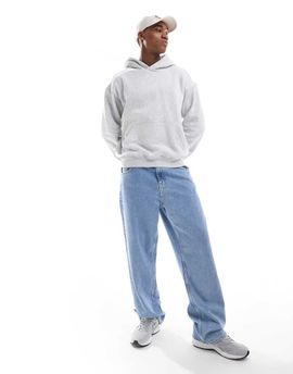 Cotton On Cotton On boxy fit pullover hoodie in gray