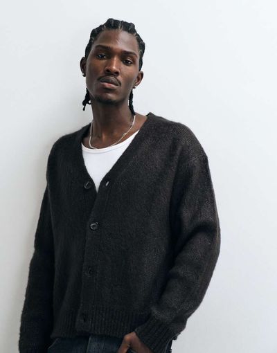 Cotton On Cotton On button down boxy cardigan in gray