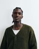 Cotton On Cotton On button down boxy cardigan in khaki-Green - 4