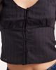 Cotton On Cotton On cap sleeve button up shirt in black - 4
