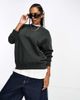 Cotton On Cotton On classic crew sweatshirt in washed black - 2
