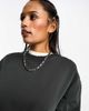 Cotton On Cotton On classic crew sweatshirt in washed black - 3