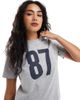 Cotton On Cotton On classic tee with sporty graphic in gray - 1