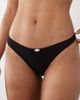 Cotton On Cotton On cotton blend thong in black - 1