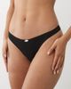 Cotton On Cotton On cotton blend thong in black - 4