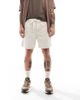 Cotton On Cotton On cotton cord shorts in off white - 1