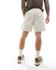 Cotton On Cotton On cotton cord shorts in off white - 4