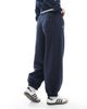 Cotton On Cotton On cozy boyfriend cuffed sweatpants in washed total eclipse - part of a set-Navy - 2