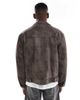 Cotton On Cotton On cropped faux suede harrington jacket in dark gray - 3