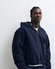 Cotton On Cotton On cropped hooded bomber jacket in washed indigo-Blue - 1
