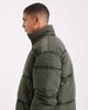 Cotton On Cotton On cropped puffer jacket in storm green - 4