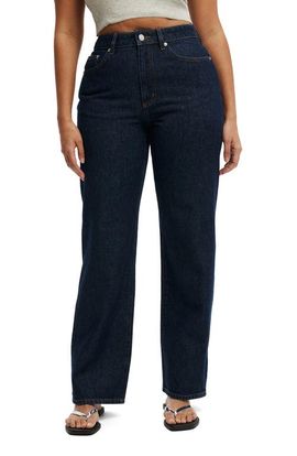 Cotton On Cotton On Curvy 91 High Waist Straight Leg Jeans