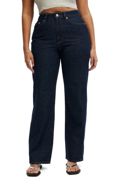 Cotton On Cotton On Curvy 91 High Waist Straight Leg Jeans