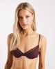 Cotton On Cotton On double layer underwire bra in chocolate plum-Brown - 1