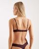 Cotton On Cotton On double layer underwire bra in chocolate plum-Brown - 2