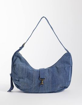 Cotton On Cotton On Dylan slouchy crossbody bag in washed blue denim