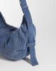 Cotton On Cotton On Dylan slouchy crossbody bag in washed blue denim - 3