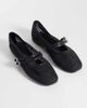 Cotton On Cotton On Frankie textured strappy ballet flats in black - 2