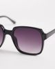 Cotton On Cotton On Georgia oversized square sunglasses in black - 2