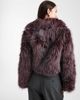 Cotton On Cotton On gigi faux fur jacket in burgundy-Red - 4