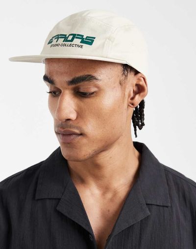 Cotton On Cotton On graphic cap in bone-Neutral