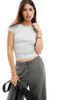 Cotton On Cotton On grown-on cap short sleeve top in gray - 1