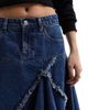 Cotton On Cotton On handkerchief hem denim skirt in washed blue - 4