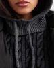 Cotton On Cotton On hanky hood scarf in black-Red - 2