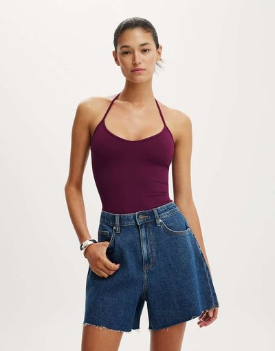 Cotton On Cotton On High 90s denim shorts in blue