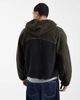 Cotton On Cotton On hooded teddy jacket in Khaki-Green - 3