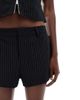 Cotton On Cotton On izzy micro shorts in black pinstripes - part of a set-Brown - 4