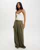Cotton On Cotton On Izzy pleated suiting pants in green - 1